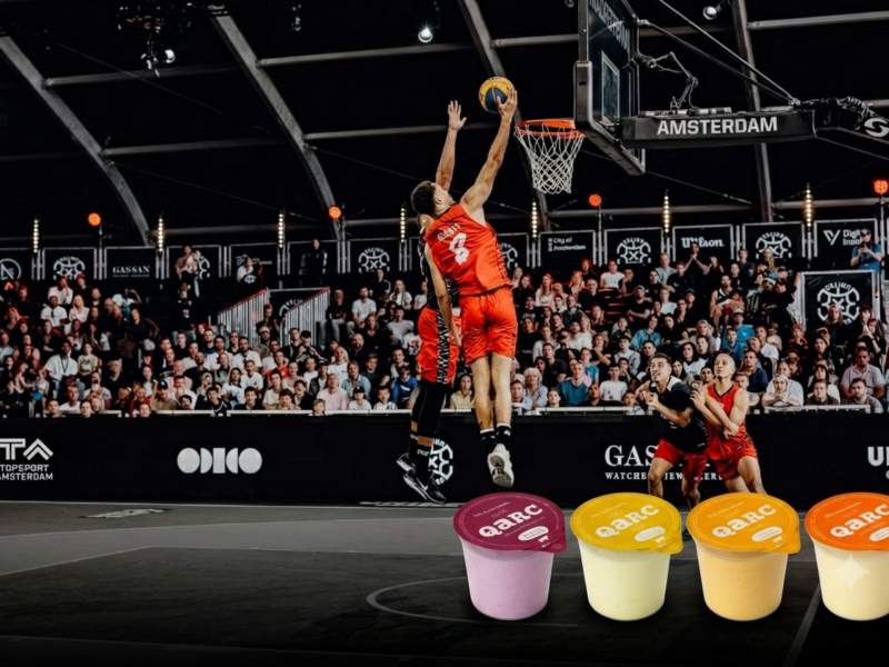 sportkwark bij FIBA basketbal